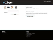 Tablet Screenshot of portal.zibber.eu